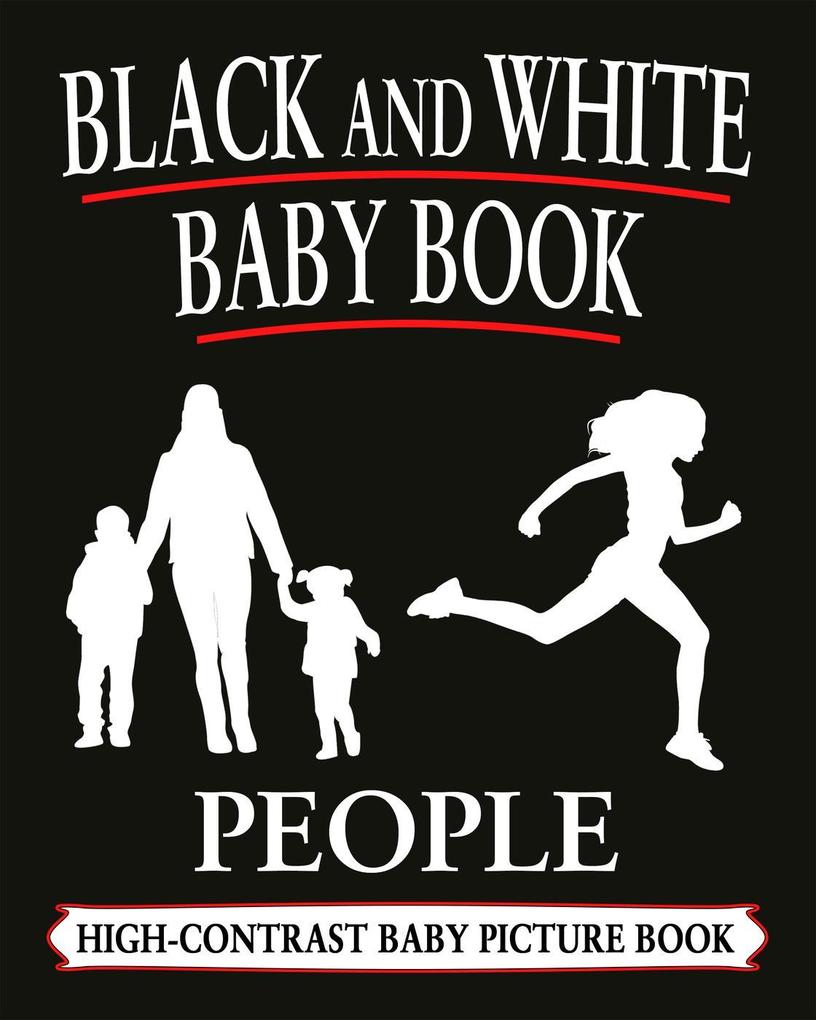Black And White Baby Books: People