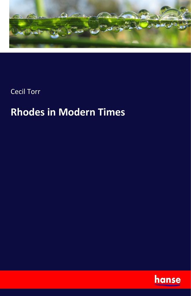 Rhodes in Modern Times