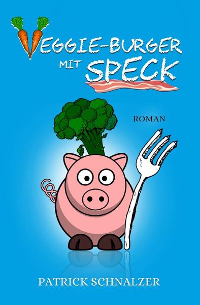 Image of Veggie-Burger mit Speck