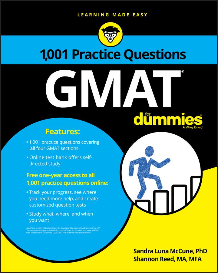 GMAT: 1001 Practice Questions For Dummies