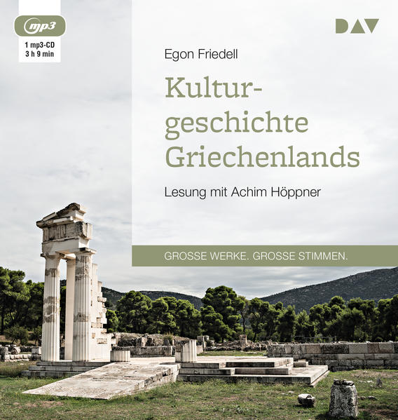 Kulturgeschichte Griechenlands1 Audio-CD 1 MP3