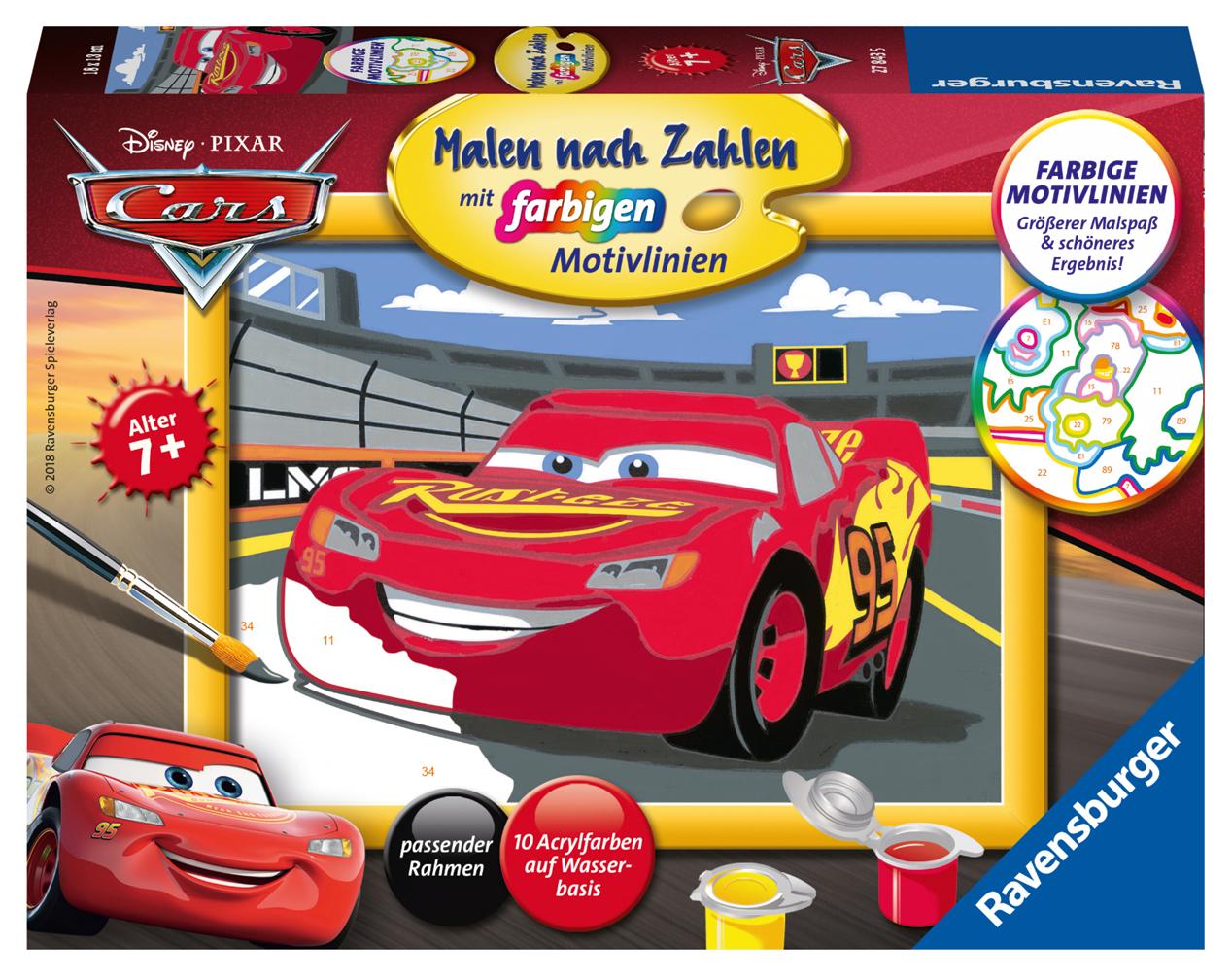 Lightning McQueen Malen nach Zahlen Sonderserie E