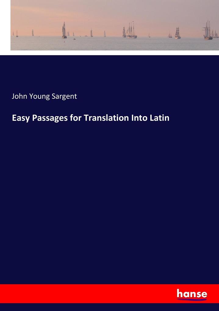Image of Easy Passages for Translation Into Latin