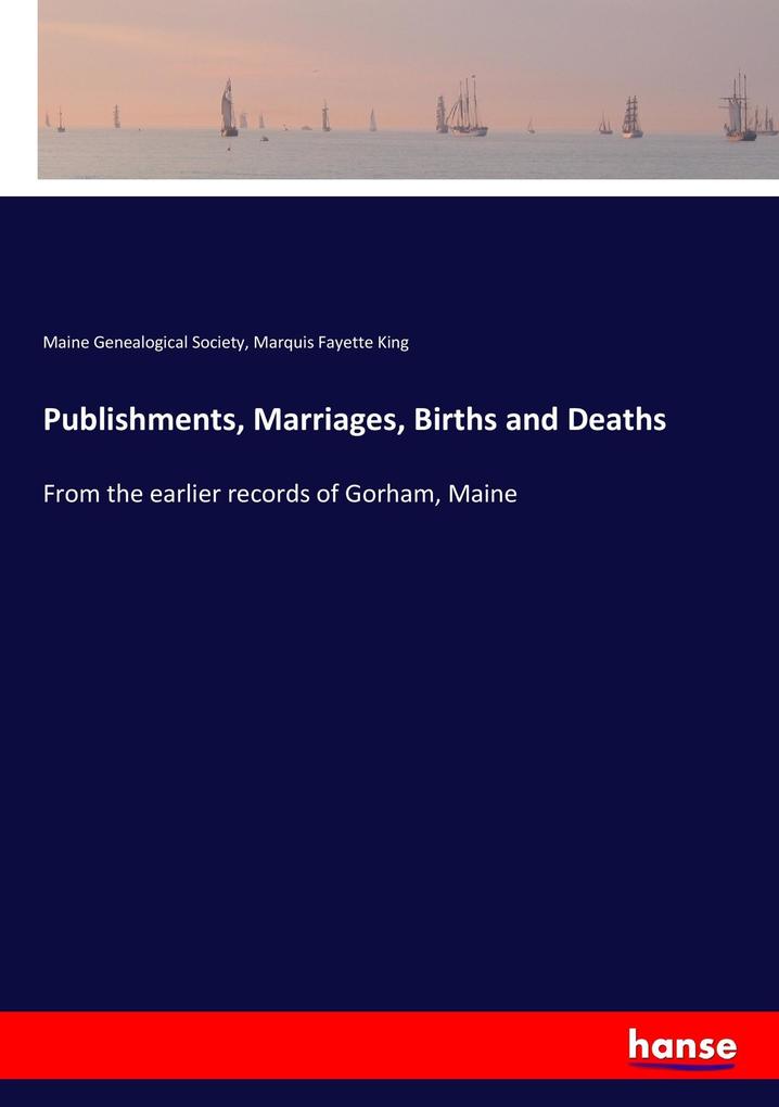 Publishments Marriages Births and Deaths