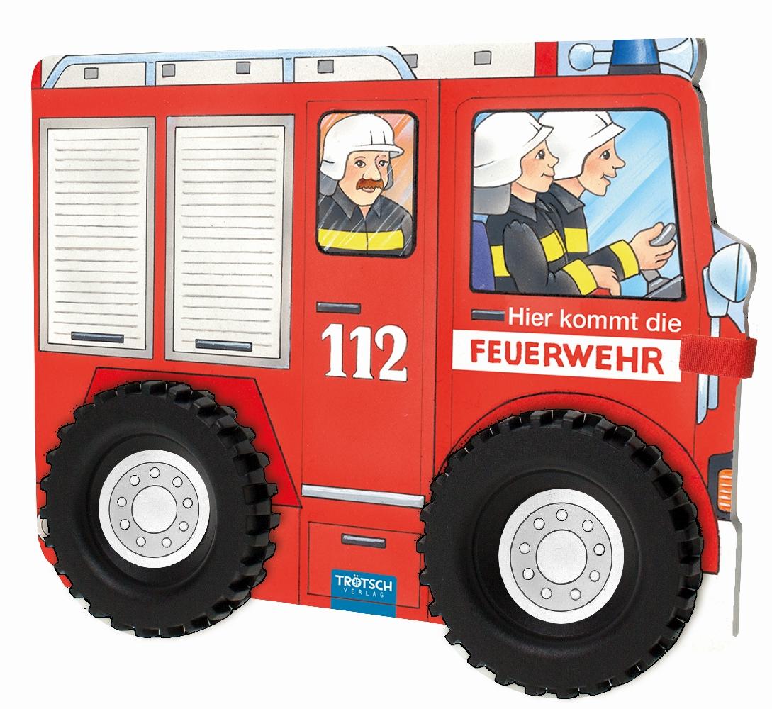 Image of Pappenbuch mit Rädern Hier kommt die Feuerwehr
