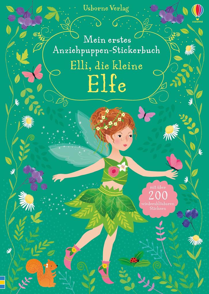 Mein erstes Anziehpuppen-Stickerbuch: Elli die kleine Elfe