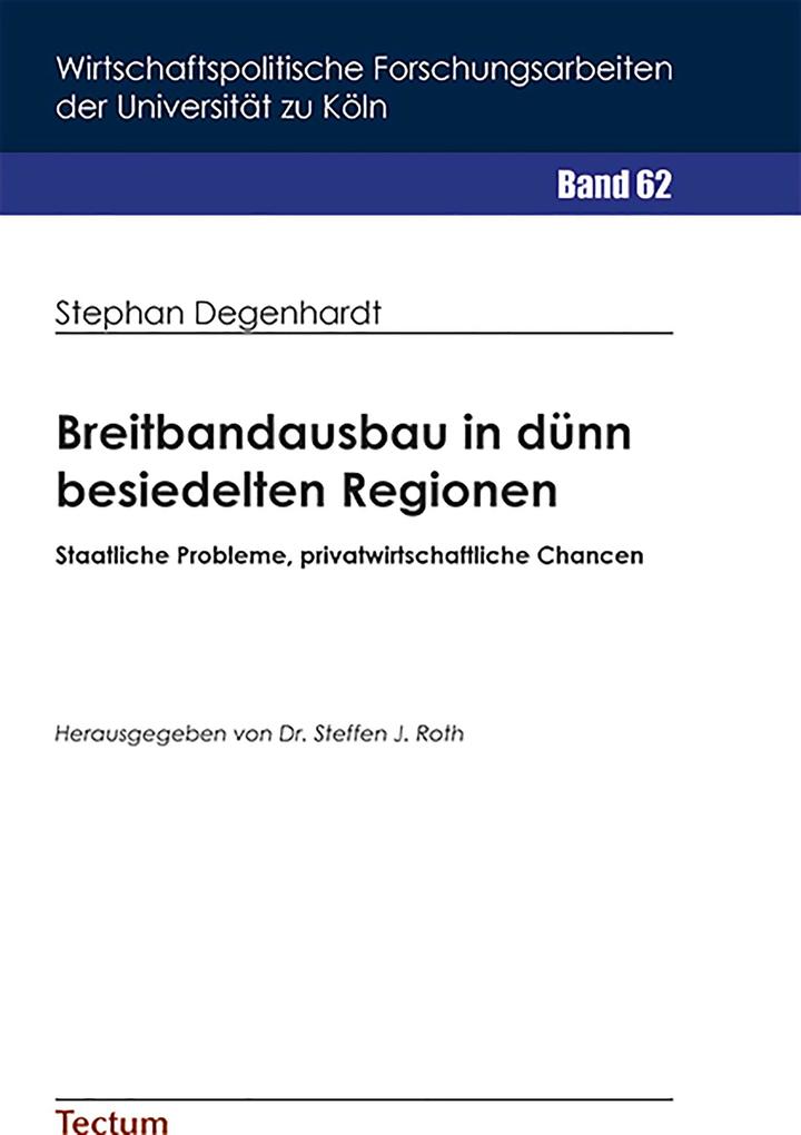 Breitbandausbau in dünn besiedelten Regionen - Stephan Degenhardt