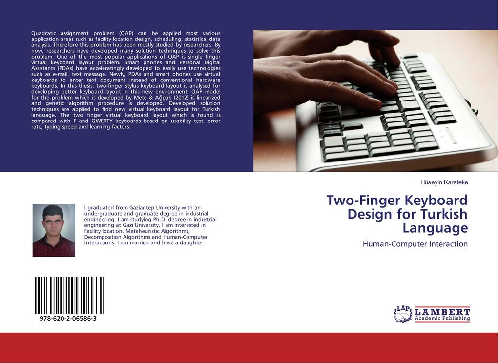 Two-Finger Keyboard Design for Turkish Language