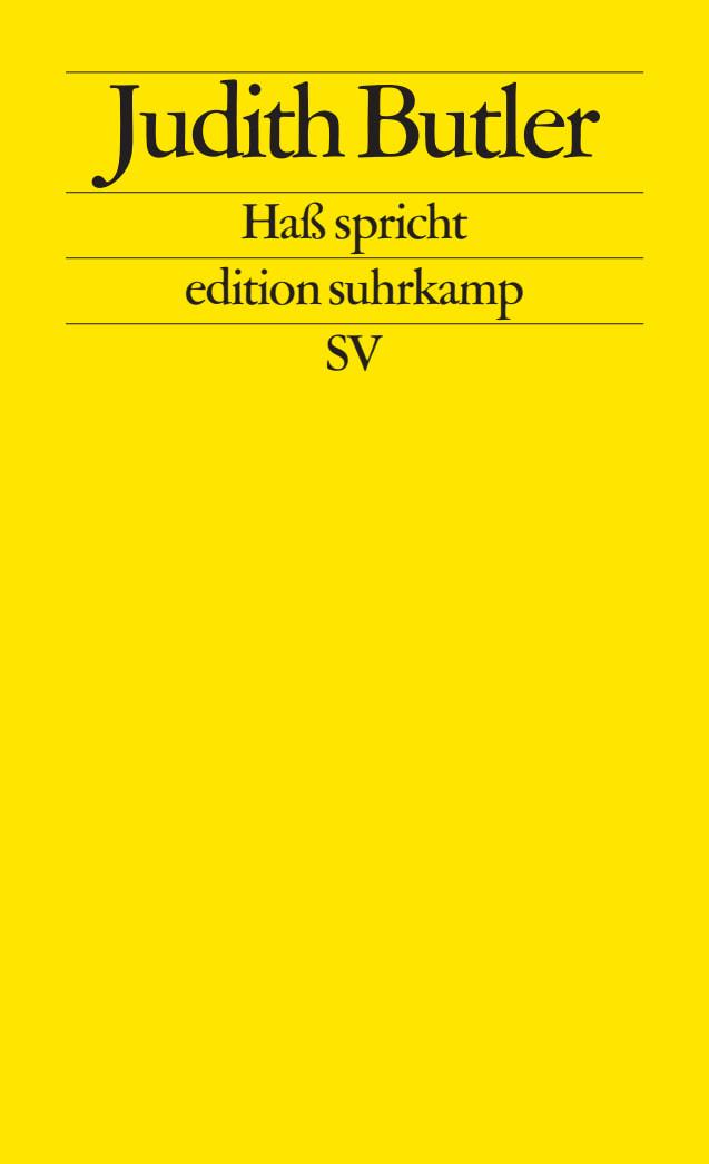 Haß spricht: Zur Politik des Performativen (edition suhrkamp) - Bild 5