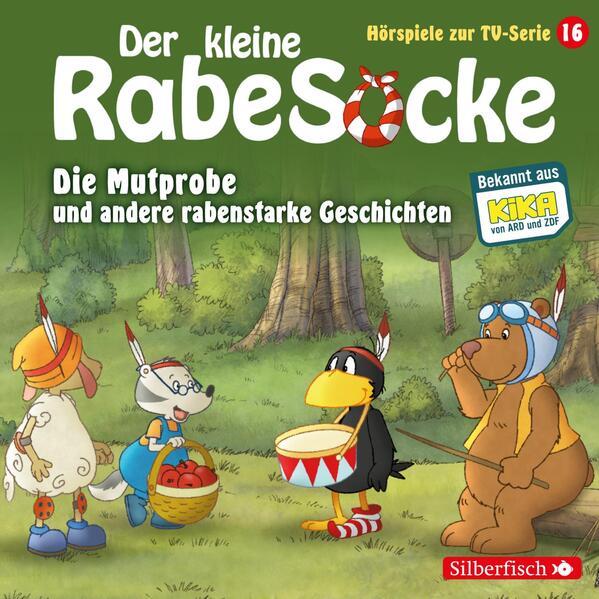 Image of DER KLEINE RABE SOCKE (KINDERPROGRAMM) - Der kleine Rabe Socke: Die Mutprobe und andere rabenstarke Geschichten (16) - (CD)