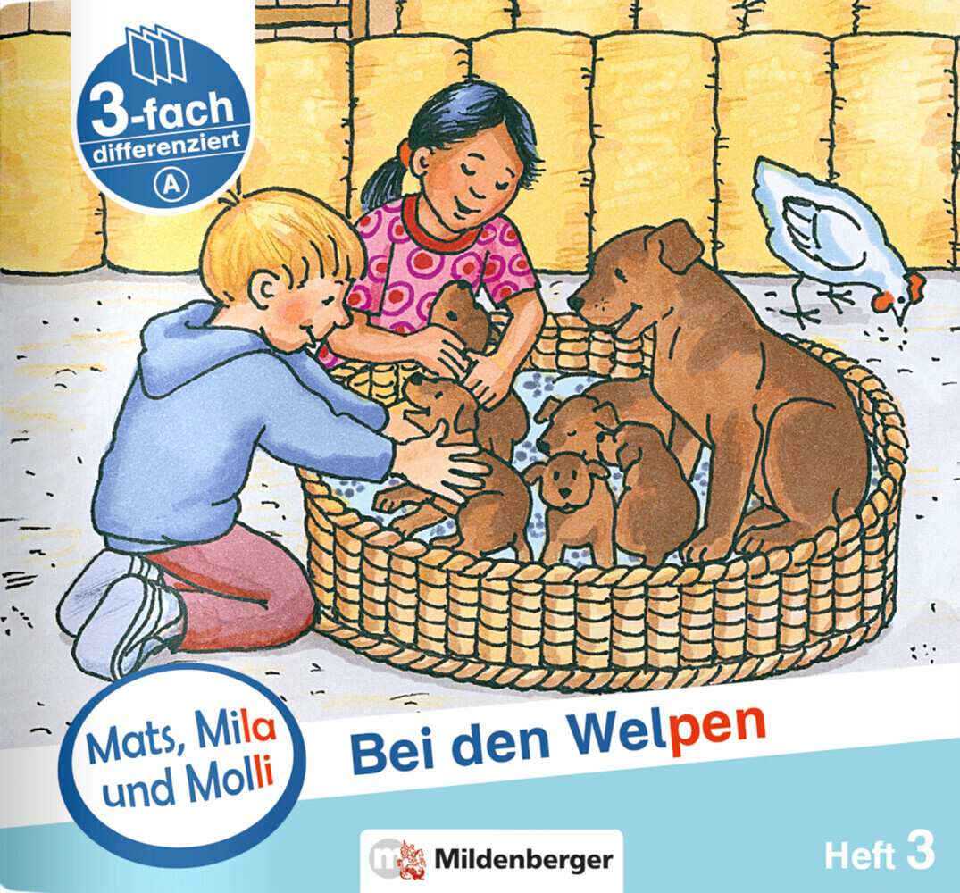 Mats Mila und Molly - Bei den Welpen - Schwierigkeitsstufe A. H.3