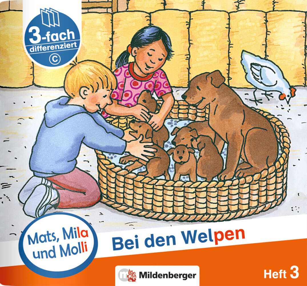 Mats Mila und Molly - Bei den Welpen - Schwierigkeitsstufe C. H.3