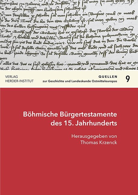 Böhmische Bürgertestamente des 15. Jahrhunderts
