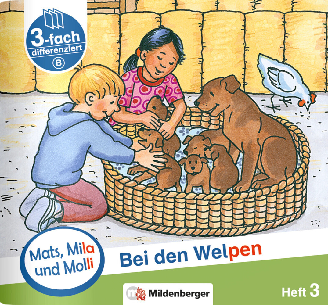 Mats Mila und Molly - Bei den Welpen - Schwierigkeitsstufe B. H.3