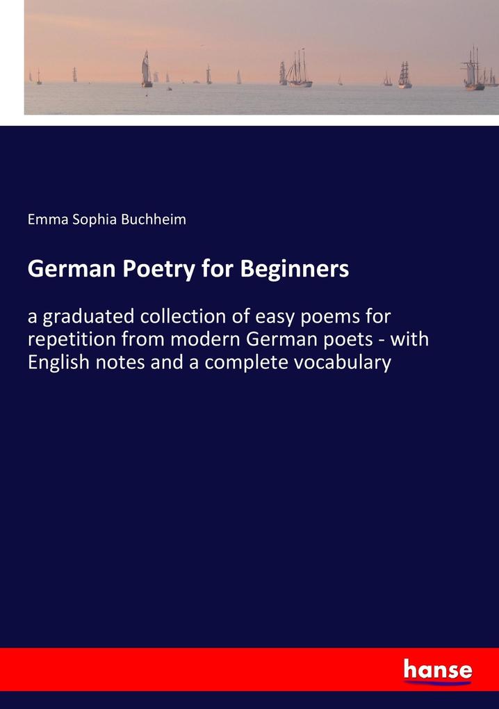 Image of German Poetry for Beginners