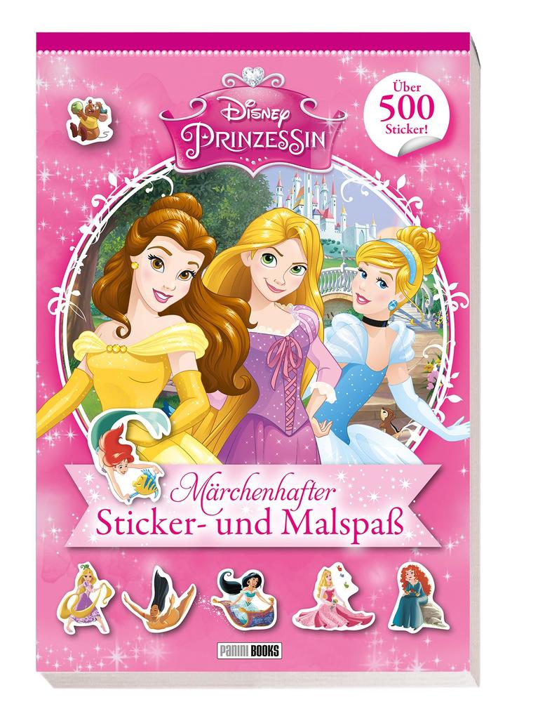 Image of Disney Prinzessin: Märchenhafter Sticker- und Malspaß