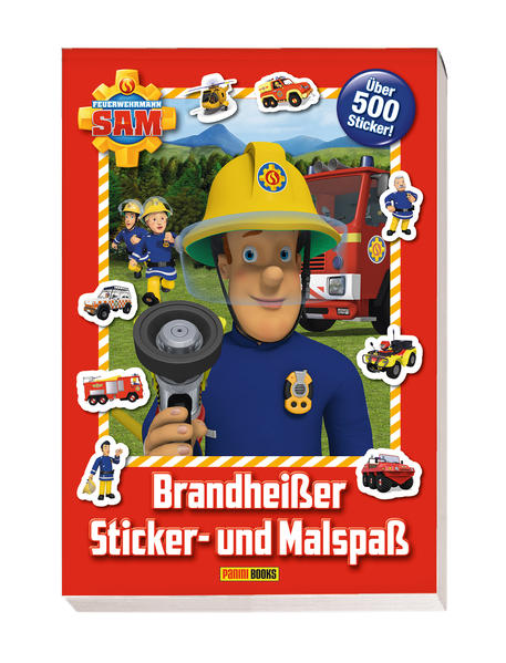 Image of Feuerwehrmann Sam: Brandheißer Sticker- und Malspaß