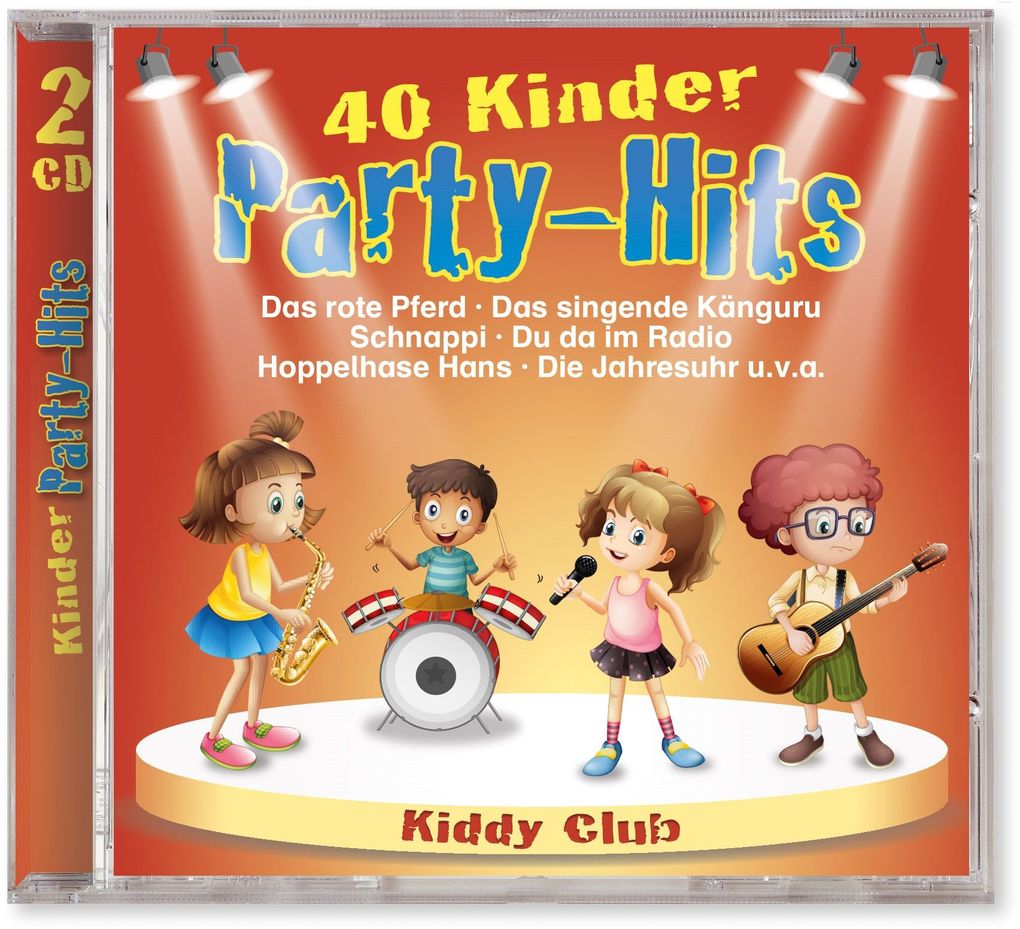 40 Kinder Party-Hits 2 Audio-CDs