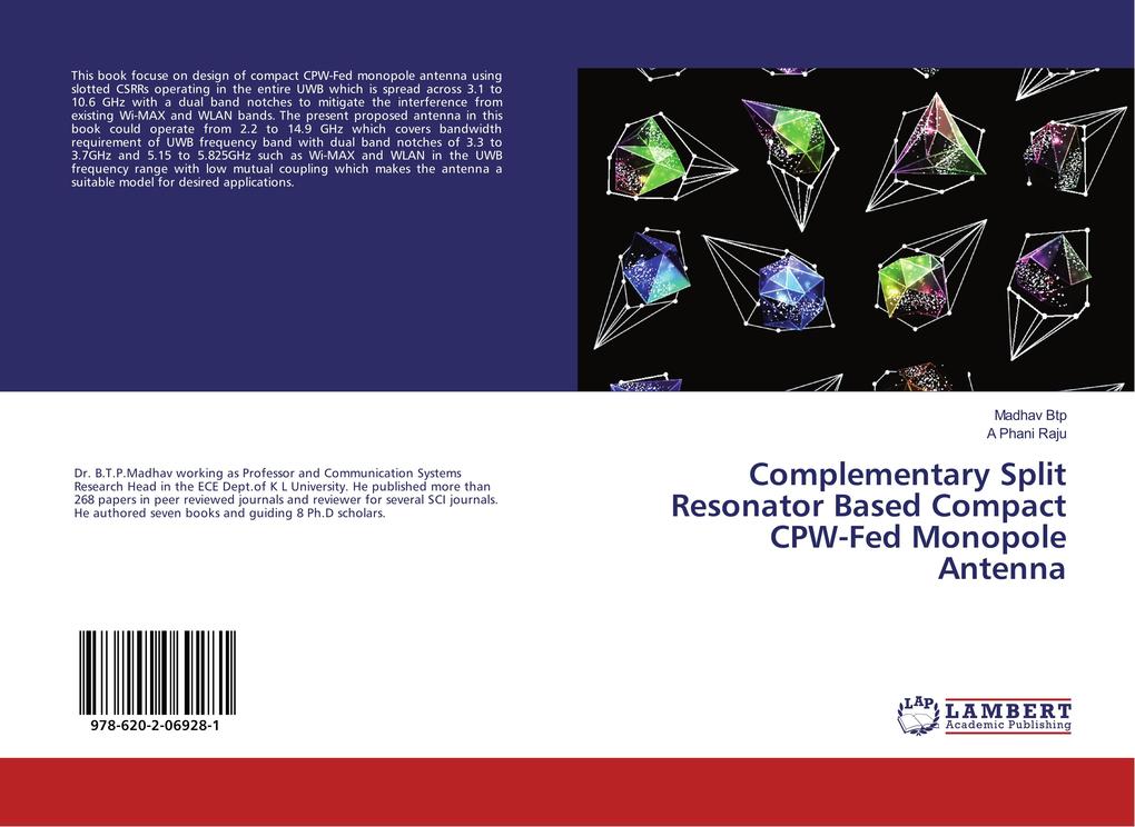 Complementary Split Resonator Based Compact CPW-Fed Monopole Antenna
