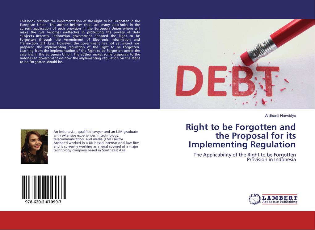 Right to be Forgotten and the Proposal for its Implementing Regulation
