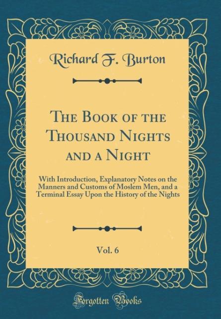 The Book of the Thousand Nights and a Night, Vol. 6 als Buch von Richard F. Burton