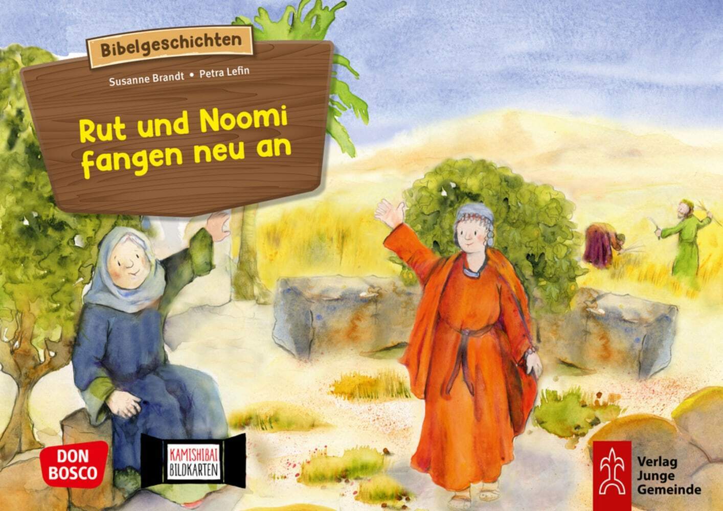 Rut und Noomi fangen neu an. Kamishibai Bildkartenset.