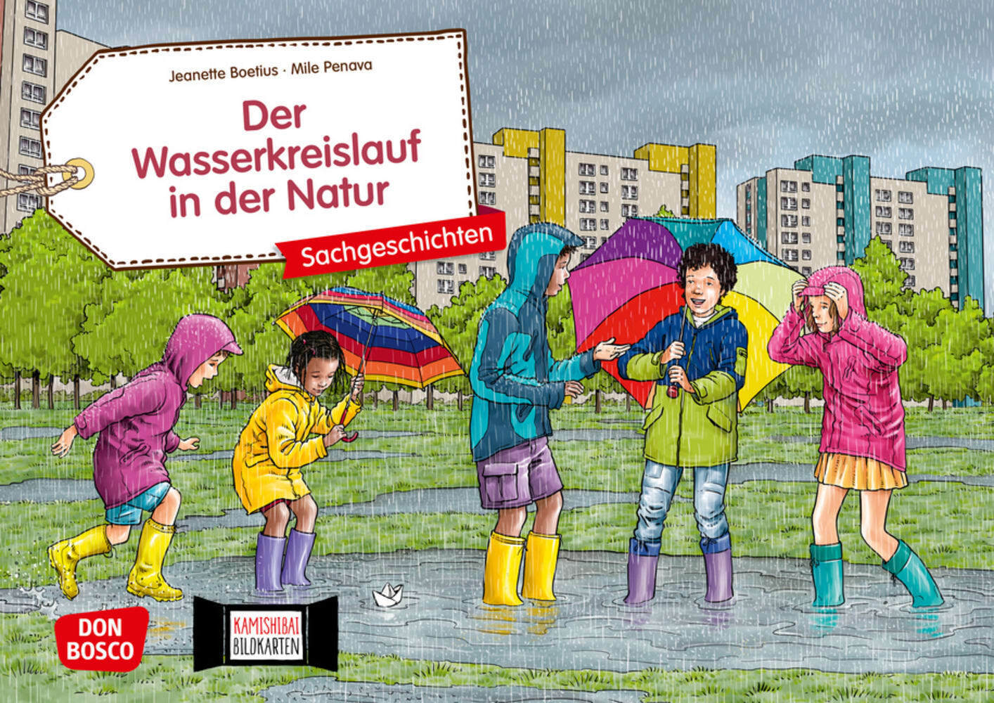 Der Wasserkreislauf in der Natur. Kamishibai Bildkartenset.
