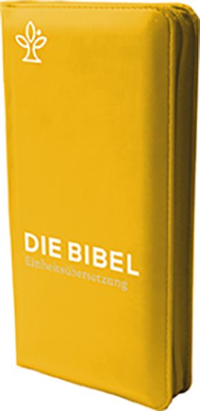Die Bibel. Taschenausgabe curry mit Reißverschluss