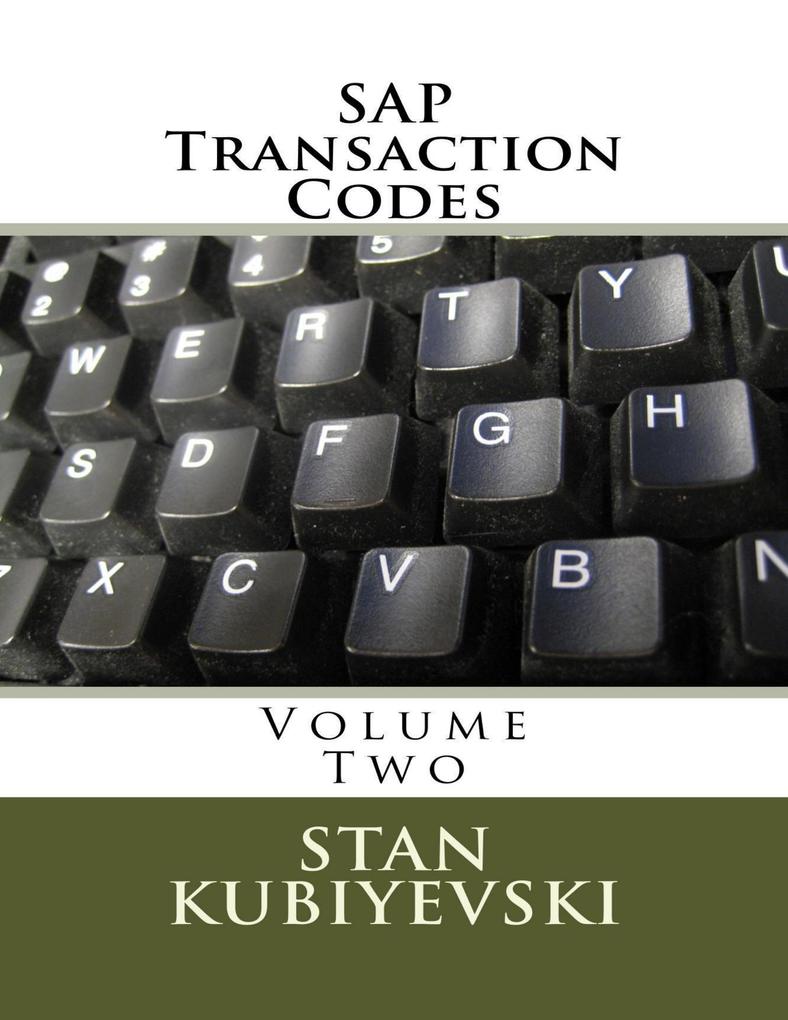 SAP Transaction Codes - Volume Two