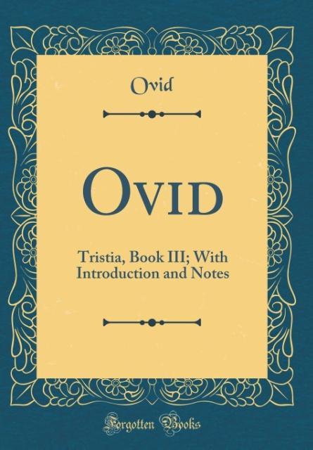 Ovid als Buch von Ovid Ovid