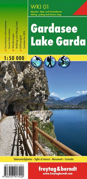 Gardasee Wanderkarte 1:50.000
