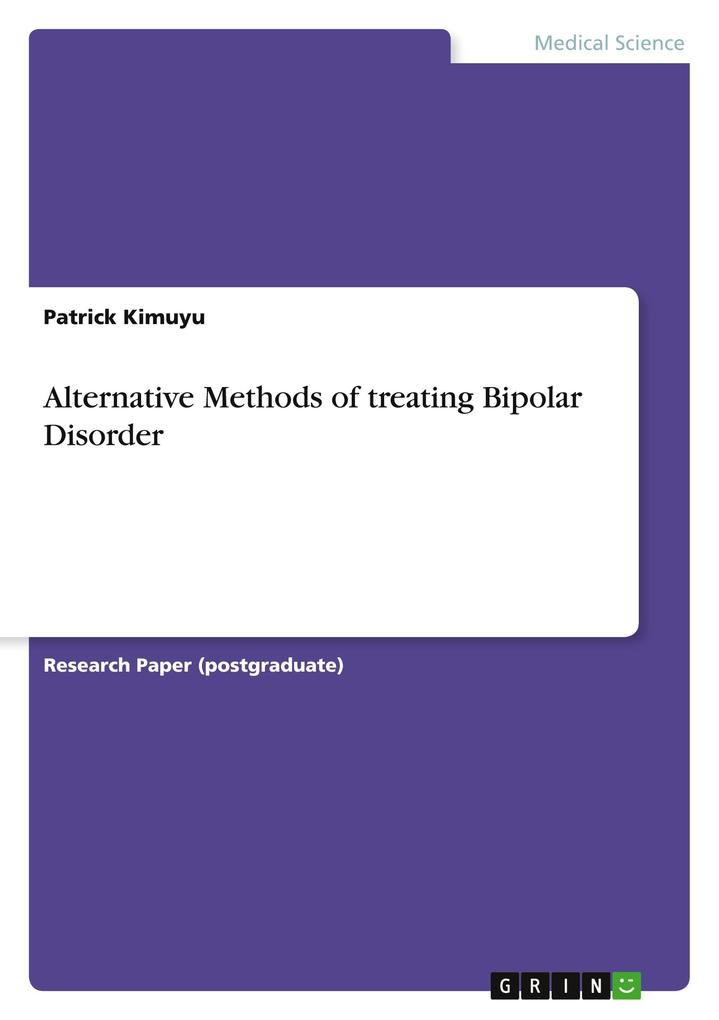 Alternative Methods of treating Bipolar Disorder als Buch von Patrick Kimuyu - Patrick Kimuyu