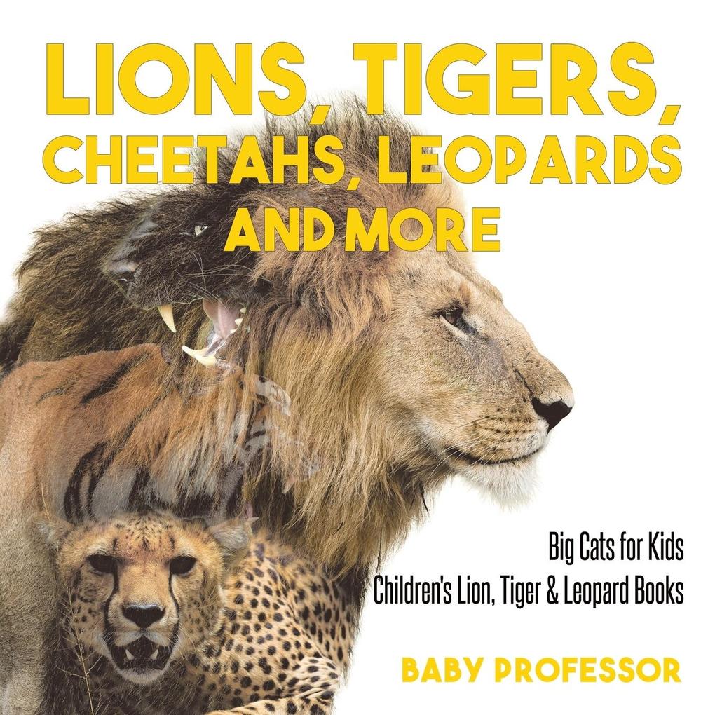 Lions Tigers Cheetahs Leopards and More | Big Cats for Kids | Children‘s Lion Tiger & Leopard Books
