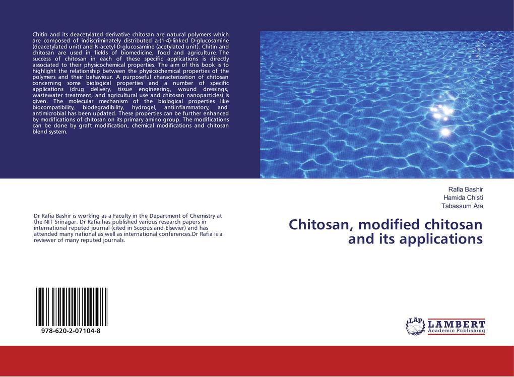 Chitosan modified chitosan and its applications