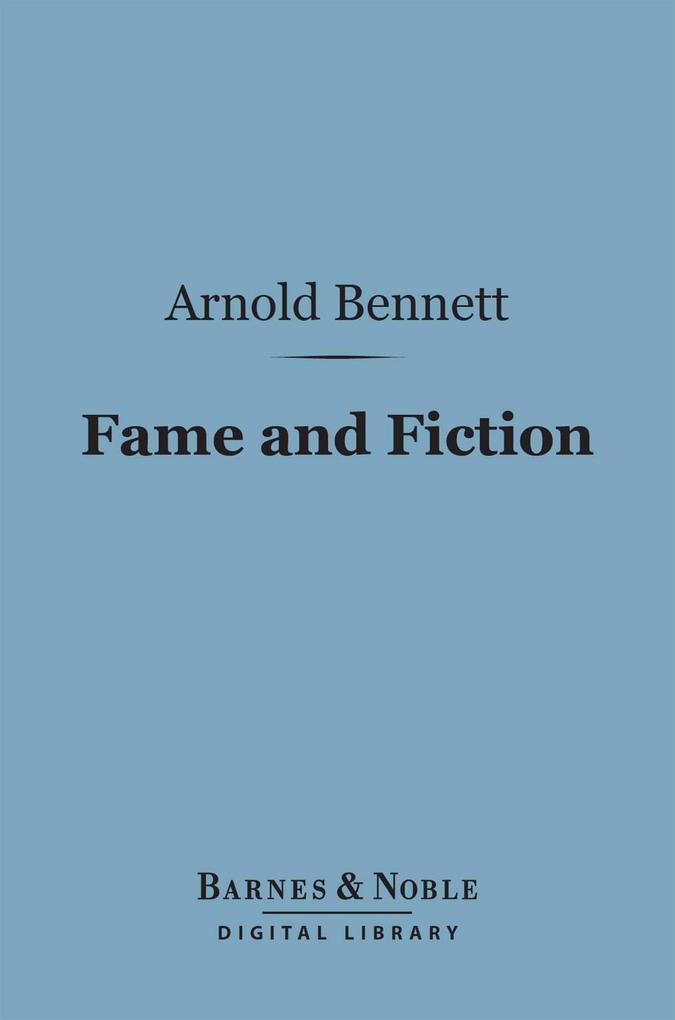 Fame and Fiction (Barnes & Noble Digital Library)