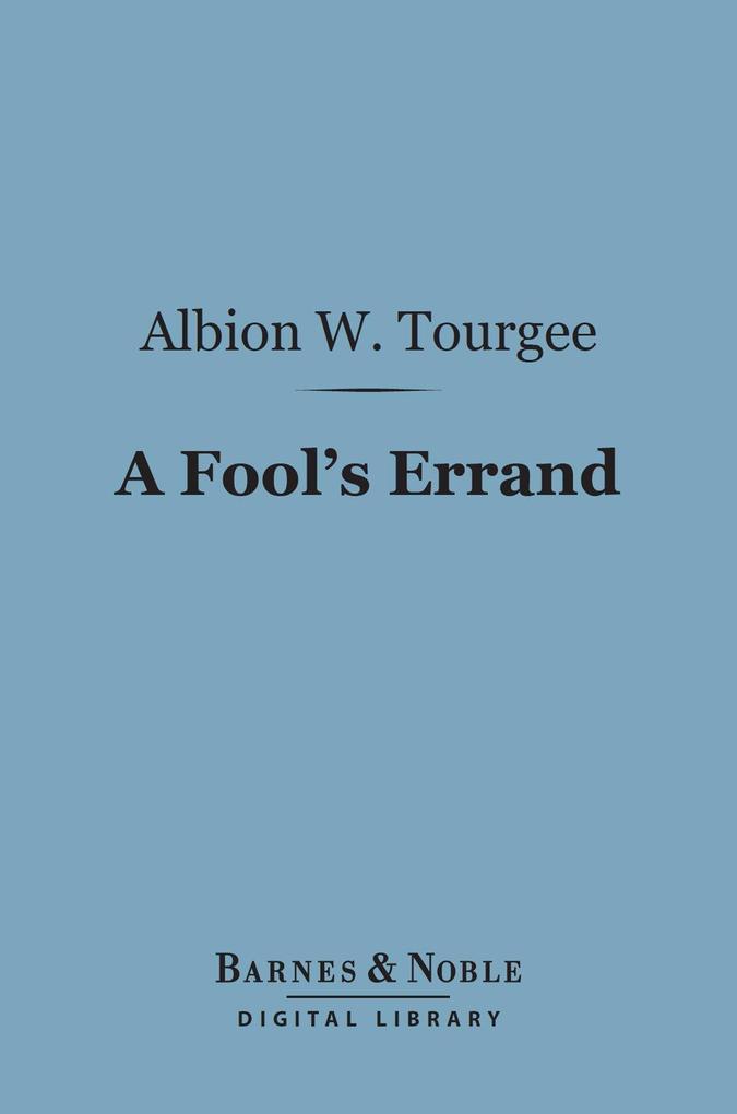 A Fool‘s Errand (Barnes & Noble Digital Library)