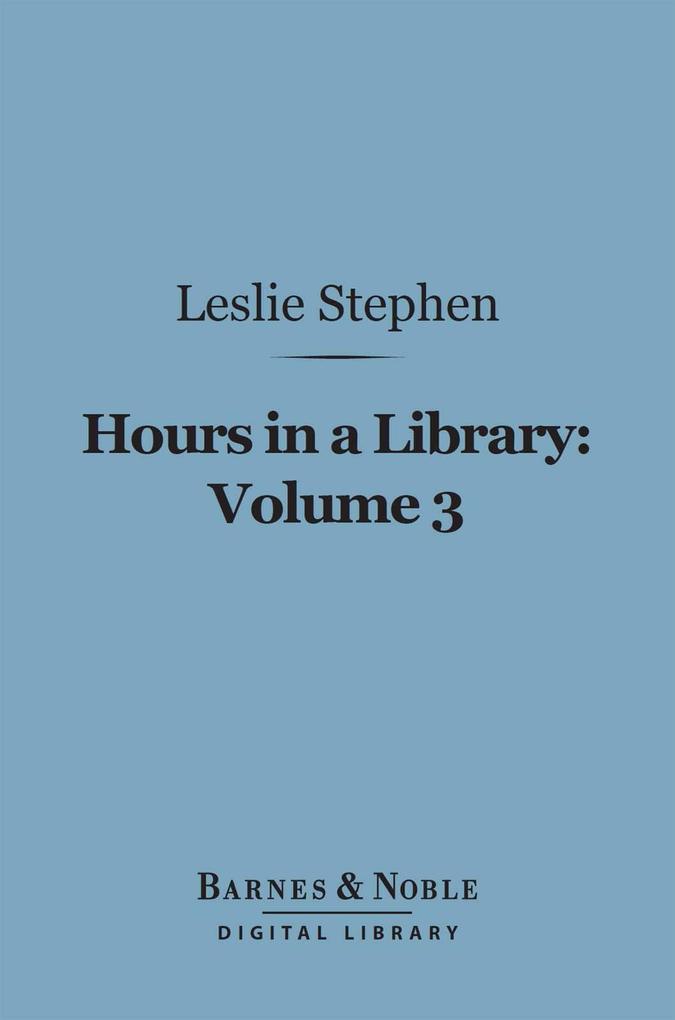 Hours in a Library Volume 3 (Barnes & Noble Digital Library)