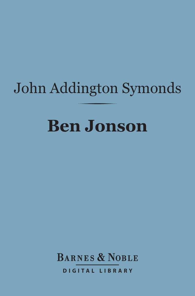Ben Jonson (Barnes & Noble Digital Library)