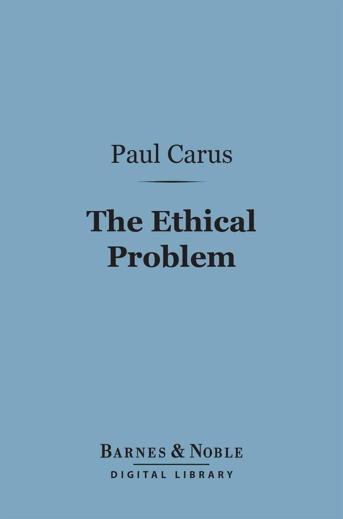 The Ethical Problem (Barnes & Noble Digital Library)