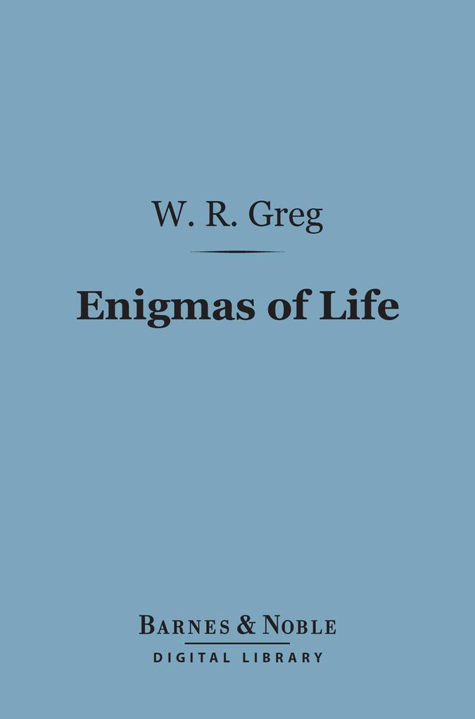 Enigmas of Life (Barnes & Noble Digital Library)