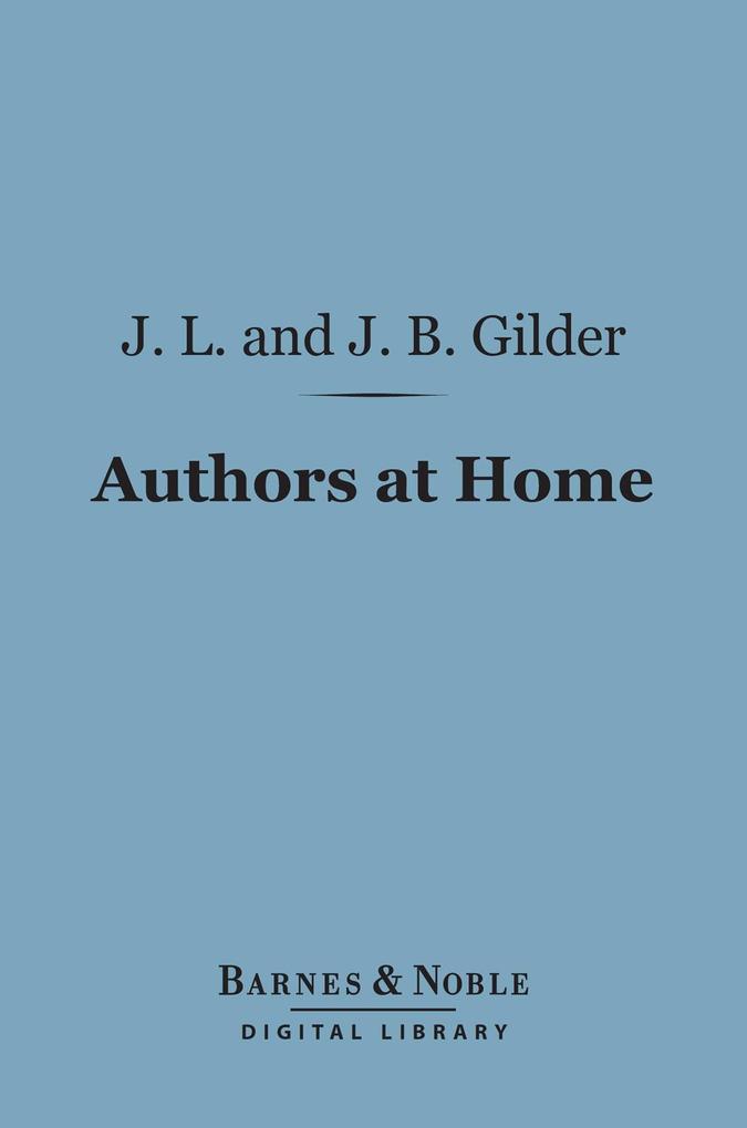 Authors at Home (Barnes & Noble Digital Library)