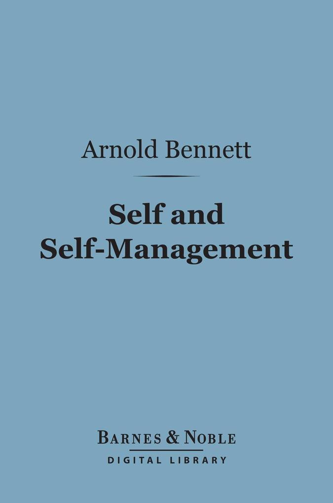 Self and Self-Management (Barnes & Noble Digital Library)
