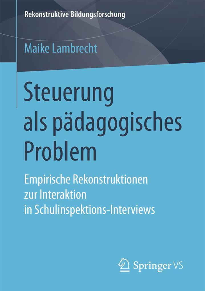 Steuerung als pädagogisches Problem