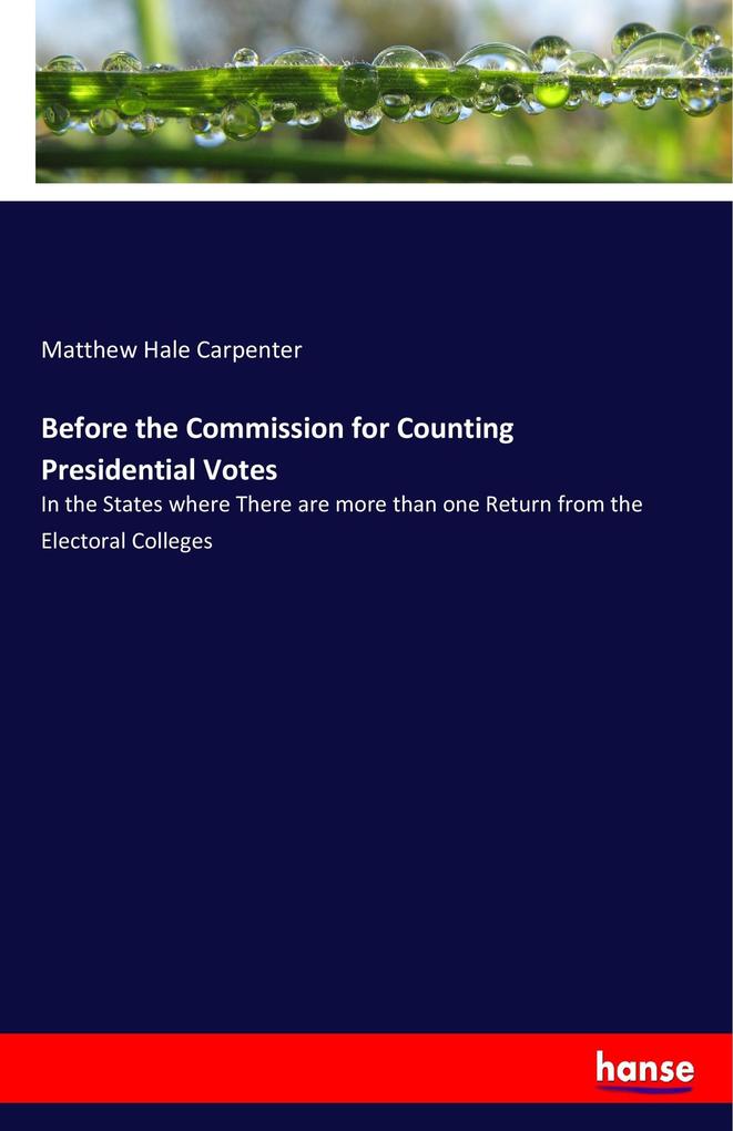 Image of Before the Commission for Counting Presidential Votes
