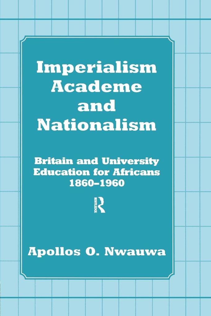 Imperialism Academe and Nationalism