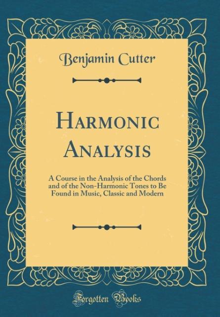 Harmonic Analysis als Buch von Benjamin Cutter - Benjamin Cutter