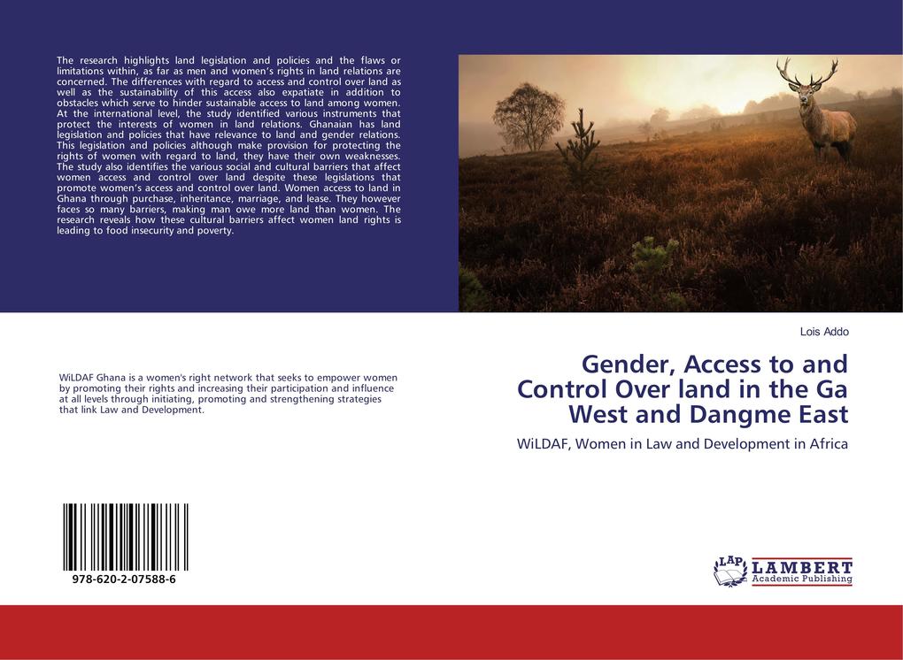 Gender Access to and Control Over land in the Ga West and Dangme East