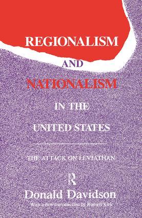 Regionalism and Nationalism in the United States