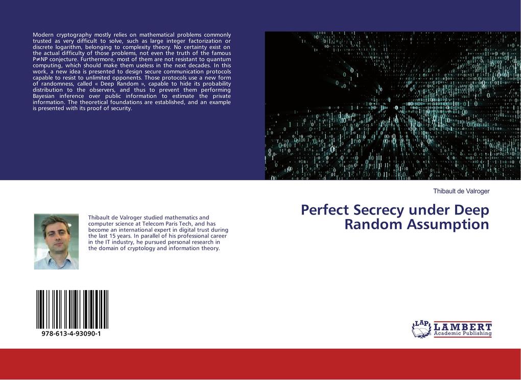 Perfect Secrecy under Deep Random Assumption