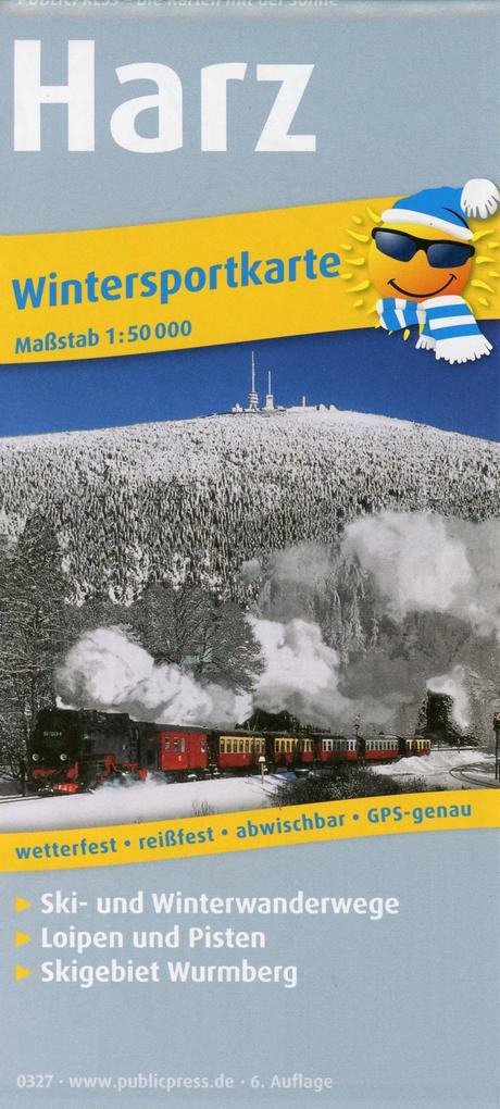 Harz Wintersportkarte 1 : 50 000